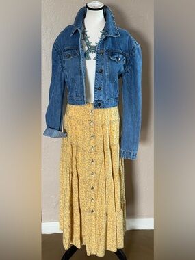 House of Harlow 1960 Cropped Denim Jacket